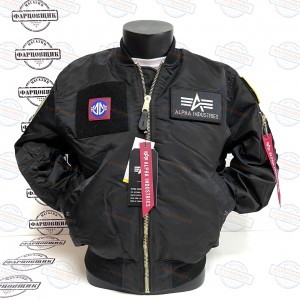 Куртка Alpha Industries MA-1 Flex (Black)